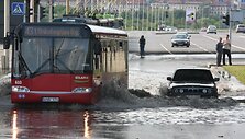&Scaron;ią vasarą Kauno gatvės nuo lietaus vandens patvinsta nebe pirmą kartą.