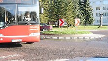 Pirmoji žiedinė sankryža Kauno rajone
