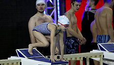 R.Meilutytės vardo &scaron;eimų plaukimo turnyras Kaune.