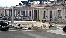 &Scaron;v. Petro aik&scaron;tėje &ndash; paskutiniai pasiruo&scaron;imai i&scaron;kilmingai &Scaron;ventųjų metų inauguracijai