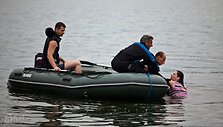 Moteris nuo kranto buvo nuplaukusi apie 500 metrų