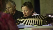 Spektaklyje &bdquo;Antigonė Sibire&ldquo; vaidina garsi Lietuvos aktorė E.Mikulionytė.