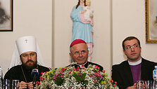 Konferencijoje dalyvavo skirtingų krik&scaron;čioni&scaron;kų Bažnyčių atstovai