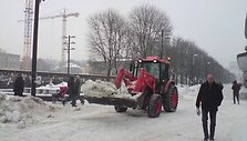 Laisvės alėjoje netrukus neliks sniego kalnų