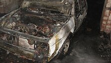 Ma&scaron;iną jaunuoliai sudegino, bandydami paslėpti pėdsakus.