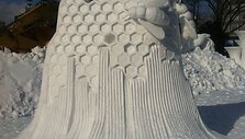 Festivalyje Japonijoje i&scaron; sniego sukurta kauniečių skulptūra pelnė pirmą vietą
