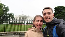 Trumpa stotelė prie&scaron; Majamį: Au&scaron;rinė ir Gediminas Va&scaron;ingtone