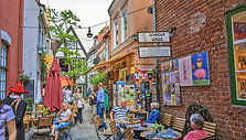 &Scaron;nūro kvartalas Brėmene mėgstamas turistų