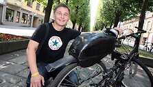 G.Nemanio i&scaron;rasta elektrinė slinktinė pavara kiekvieną dviratį gali paversti elektriniu. 