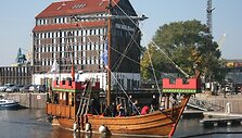 &Scaron;ventės dalyviai grįžta prie Danės krantinės. 2010 m.  rugsėjo 25 d.
