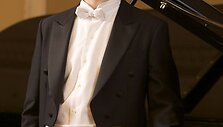 Vienas i&scaron; koncerto atlikėjų &ndash; pianistas K.Uinskas