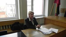 N.Venckienė antradienį atvyko į bylos nagrinėjimą Klaipėdos apygardos teisme.