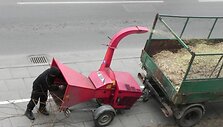Genėjami medžiai, krūmynai smulkinami vietoje. 