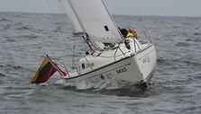 Jachta &bdquo;Saulė&ldquo;, I-asis etapas į &Scaron;ventąją. 