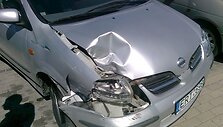 Incidento metu buvo apgadinti keli automobiliai.