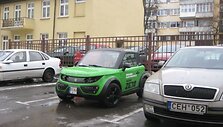 Klaipėdos savivaldybės kieme atsirado ir elektromobilis. Kol kas &scaron;i transporto priemonė tik testuojama.