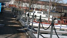 Laivybos sezonas paprastai prasideda balandį. 