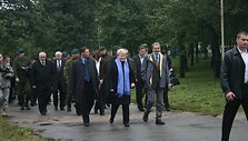 Į tarptautines pratybas atvyko prezidentė su delegacija.