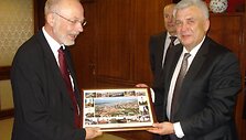 R.Tara&scaron;kevičius atsisveikino su Danijos ambasadoriumi.