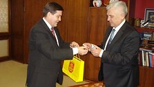 Klaipėdos savivaldybėje lankėsi Ukrainos ambasados konsulas Serhij Popyk.