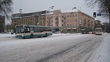 Klaipėdos gatvėse eismo sąlygos &ndash; sudėtingos.