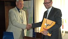 Čekijos ambasadorius Radek Pech antradienį lankėsi pas Klaipėdos merą. 