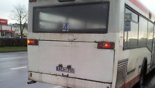 Aprūkęs Klaipėdos autobusas