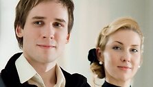Dainininkas Jonas Sakalauskas ir pianistė Birutė Asevičiūtė