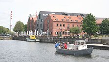 Atkurta senoji dorė plukdys turistus Danės upe. 