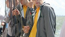 Krep&scaron;ininkai treniruočių stovyklą pajūryje prasidėjo pasiplaukiojimu po marias.