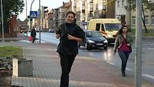Bėgikas Lukas Jasinskas atbėgo paskutinysis. Autmobilio vairuotoja jo sutartoje vietoje laukė de&scaron;imt minučių. 