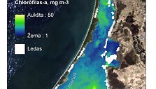 Klaipėdos universiteto mokslininkai, bendradarbiaudami su Europos kosmoso agentūra, parengė vandens pavir&scaron;iaus temperatūros žemėlapį. 