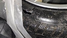 De&scaron;imtys automobilių prie Klaipėdos prakirto padangas