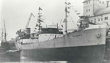 &bdquo;Lietuvos Baltijos Lloydo&ldquo; didžiausias garlaivis &bdquo;Kaunas&ldquo; Klaipėdos uoste 1938-1939 m.