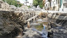 Archeologai Klaipėdos senamiestyje atkasė istorinę Dangės upės vagą. Jau žinoma, kad prie&scaron; &scaron;imtą metų upė buvo platesnė nei yra dabar.
