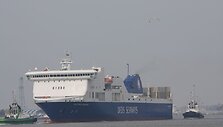Pakeliui į Klaipėdą užsidegė keltas &bdquo;Victoria Seaways&ldquo;