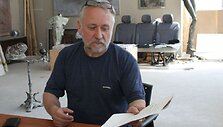 Klaudijus Pūdymas sukūrė skulptūrą Gerard'ui Depardiau