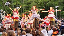 Palangoje rengiamas įvairiausių &scaron;okių festivalis. 