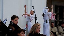 Palangoje repetuojama atgimsianti opera &bdquo;Birutė&ldquo;. 
