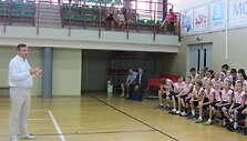 Vydas Gedvilas ėmėsi globoti tarptautinę vaikų krep&scaron;inio stovyklą Nidoje.