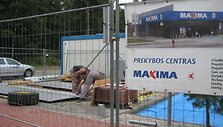 Melnragėje baigiama pastatyti naują &bdquo;Maximą&ldquo;.