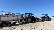 I&scaron; paplūdimio i&scaron;gabenta &bdquo;Jūrų valkata&ldquo;