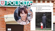 Ninai Puteikienei tenka ai&scaron;kintis policijoje dėl pasidalinto įra&scaron;o