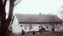 Hauptų &scaron;eimos sodyba Skersviečiuose (vok. Skerswethen). 