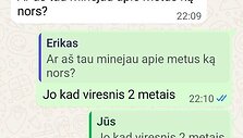 Vyro žinutės mergaitei