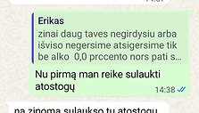 Vyro žinutės mergaitei