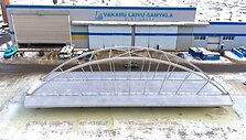 Vakarų laivų gamykloje pagamintas unikalus tiltas