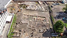 Archeologiniai tyrimai Atgimimo aik&scaron;tėje, Klaipėdoje.