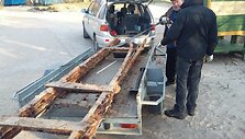 &Scaron;ventojoje aptikti istorinio siauruko bėgiai