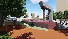 Danės krantines nuo Biržos tilto iki Bastionų tilto ketinama rekonstruoti, kaip ir visą skverą palei upę.